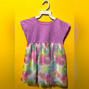 Wonder Nation Girls Short Sleeve Tutu Dress